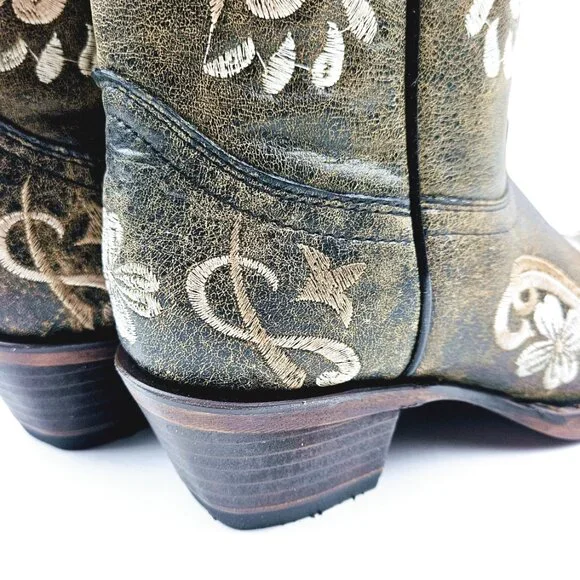 Circle G by Corral L5175 Floral Embroidered Boots - Picture 7 of 11